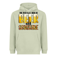 Matcha The Only c B s I NeedIs Beer And Sunshine Heavyweight Hoodie - CowhideDigitalArt