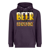 Plum The Only c B s I NeedIs Beer And Sunshine Heavyweight Hoodie - CowhideDigitalArt