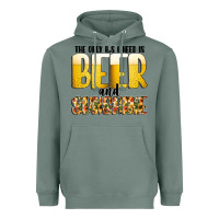 Sage The Only c B s I NeedIs Beer And Sunshine Heavyweight Hoodie - CowhideDigitalArt