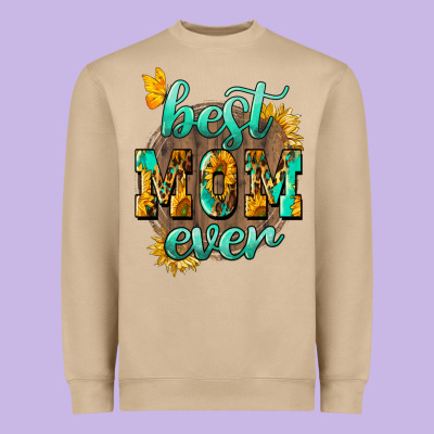 Best Mom Ever Mother's Day Heavyweight Sweatshirt Designed By Howdyjamesfarm