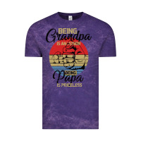 Cloud Purple Being Grandpa İs An Honor Being Papa İs Priceless Vintage Tee - Bettercallsaul