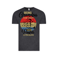 Vintage Black Being Grandpa İs An Honor Being Papa İs Priceless Vintage Tee - Bettercallsaul
