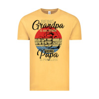 Vintage Mustard Being Grandpa İs An Honor Being Papa İs Priceless Vintage Tee - Bettercallsaul