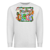 Oatmeal Heather grangaran claus Premium Sweatshirt - CowhideDigitalArt