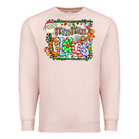 Pale Pink grangaran claus Premium Sweatshirt - CowhideDigitalArt