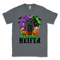 Charcoal Heather spooky heifer black angus Classic Tee - RanaPortraitStore