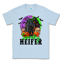 Dusty Blue spooky heifer black angus Classic Tee - RanaPortraitStore