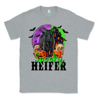 Heather Grey spooky heifer black angus Classic Tee - RanaPortraitStore