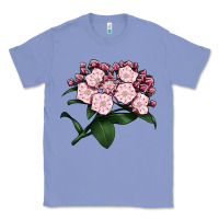 Colony Blue Mountain Laurel Flower Illustrations Classic Tee - LillyAllenDesigns