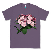 Lavender Mountain Laurel Flower Illustrations Classic Tee - LillyAllenDesigns