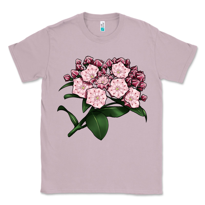 Mountain Laurel Flower Illustrations Classic Tee by LillyAllenDesigns | Teevron