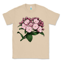 Mushroom Mountain Laurel Flower Illustrations Classic Tee - LillyAllenDesigns