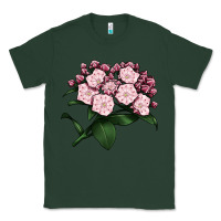 Sports Green Mountain Laurel Flower Illustrations Classic Tee - LillyAllenDesigns