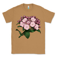 Toasted Coconut Mountain Laurel Flower Illustrations Classic Tee - LillyAllenDesigns