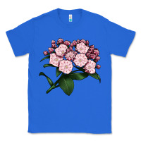 True Royal Mountain Laurel Flower Illustrations Classic Tee - LillyAllenDesigns