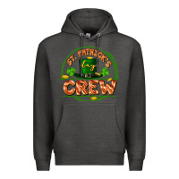 Charcoal Heather St. Patrick's Day crew Premium Hoodie - FaDigitalArtStudio