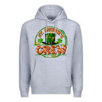 Heather Grey St. Patrick's Day crew Premium Hoodie - FaDigitalArtStudio