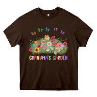 Chocolate Brown grandma garden birth month flower Heavy Core Tee - JahusDesignShop