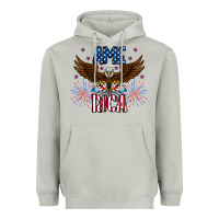 Moon Dust America eagle Heavyweight Hoodie - CowhideDigitalArt