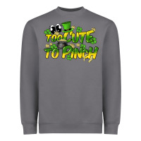 Storm Too cute to pinch St. Patrick's Day Heavyweight Sweatshirt - HowdyJamesFarm