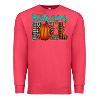 Cardinal Welcome Fall Premium Sweatshirt - CowhideDigitalArt
