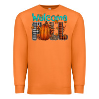 Carrot Welcome Fall Premium Sweatshirt - CowhideDigitalArt