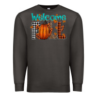 Smoke Welcome Fall Premium Sweatshirt - CowhideDigitalArt