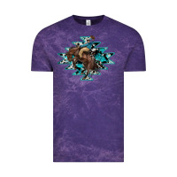 Cloud Purple western cowboy Vintage Tee - RanaPortraitStore