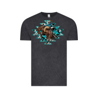 Vintage Black western cowboy Vintage Tee - RanaPortraitStore