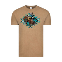 Vintage Coffee western cowboy Vintage Tee - RanaPortraitStore