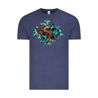 Vintage Denim western cowboy Vintage Tee - RanaPortraitStore