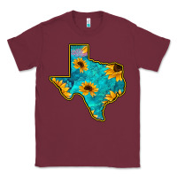 Burgundy Sunflower Turquoise Texas Classic Tee - Bettercallsaul