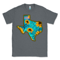 Charcoal Heather Sunflower Turquoise Texas Classic Tee - Bettercallsaul