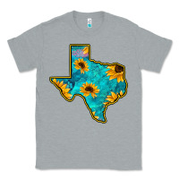Heather Grey Sunflower Turquoise Texas Classic Tee - Bettercallsaul