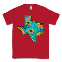 Red Sunflower Turquoise Texas Classic Tee - Bettercallsaul