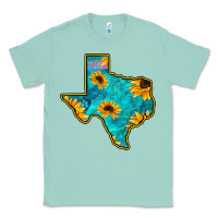 Seafoam Sunflower Turquoise Texas Classic Tee - Bettercallsaul