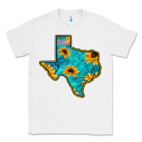 White Sunflower Turquoise Texas Classic Tee - Bettercallsaul