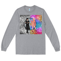 Heather Grey gothic girl and colorful girl best friends Long Sleeve Tee - TumblerDesignByShophia