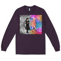 Plum gothic girl and colorful girl best friends Long Sleeve Tee - TumblerDesignByShophia