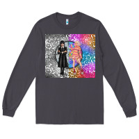 Smoke gothic girl and colorful girl best friends Long Sleeve Tee - TumblerDesignByShophia