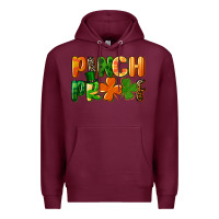 Burgundy pinch proof Premium Hoodie - FaDigitalArtStudio
