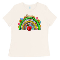 Bone school rainbow Ladies Tee - NancyCooperArtShop