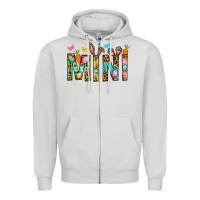 Dove Grey Easter Mini Zipper Hoodie - BundleAndBundleShop