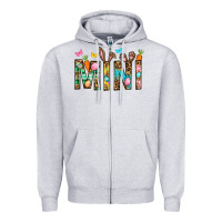 Heather Grey Easter Mini Zipper Hoodie - BundleAndBundleShop