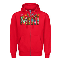 Red Easter Mini Zipper Hoodie - BundleAndBundleShop