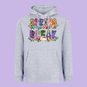 Spring Break Heavyweight Hoodie Designed By Cowhidedigitalart