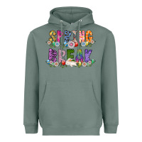Sage SPRING BREAK Heavyweight Hoodie - CowhideDigitalArt