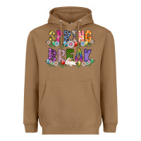Toasted Coconut SPRING BREAK Heavyweight Hoodie - CowhideDigitalArt