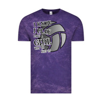 Cloud Purple I Know I Play Like A Girl Try To Keep Up Volleyball Vintage Tee - Bettercallsaul