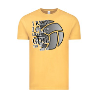 Vintage Mustard I Know I Play Like A Girl Try To Keep Up Volleyball Vintage Tee - Bettercallsaul
